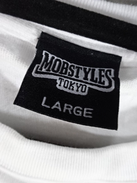 【直筆サイン入り】Sareee×MOBSTYLES オリジナルTシャツ①( ホワイト)