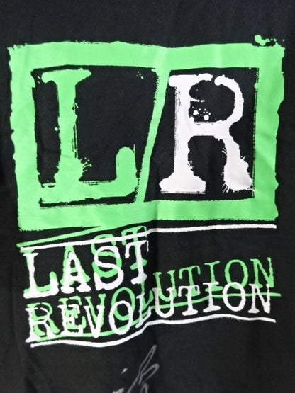 【諏訪魔 直筆サイン入り】ラスト・レボリューション「L/R」Tシャツ