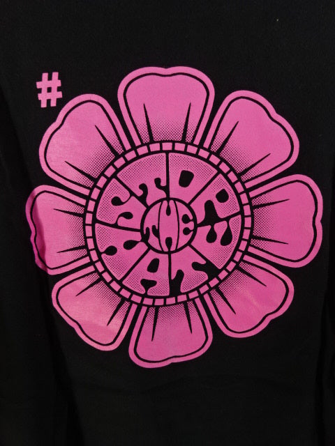 木村花 ドージョーアッパレ イラストTシャツ①(ブラック)