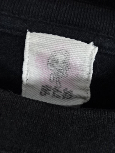 木村花 ドージョーアッパレ イラストTシャツ①(ブラック)