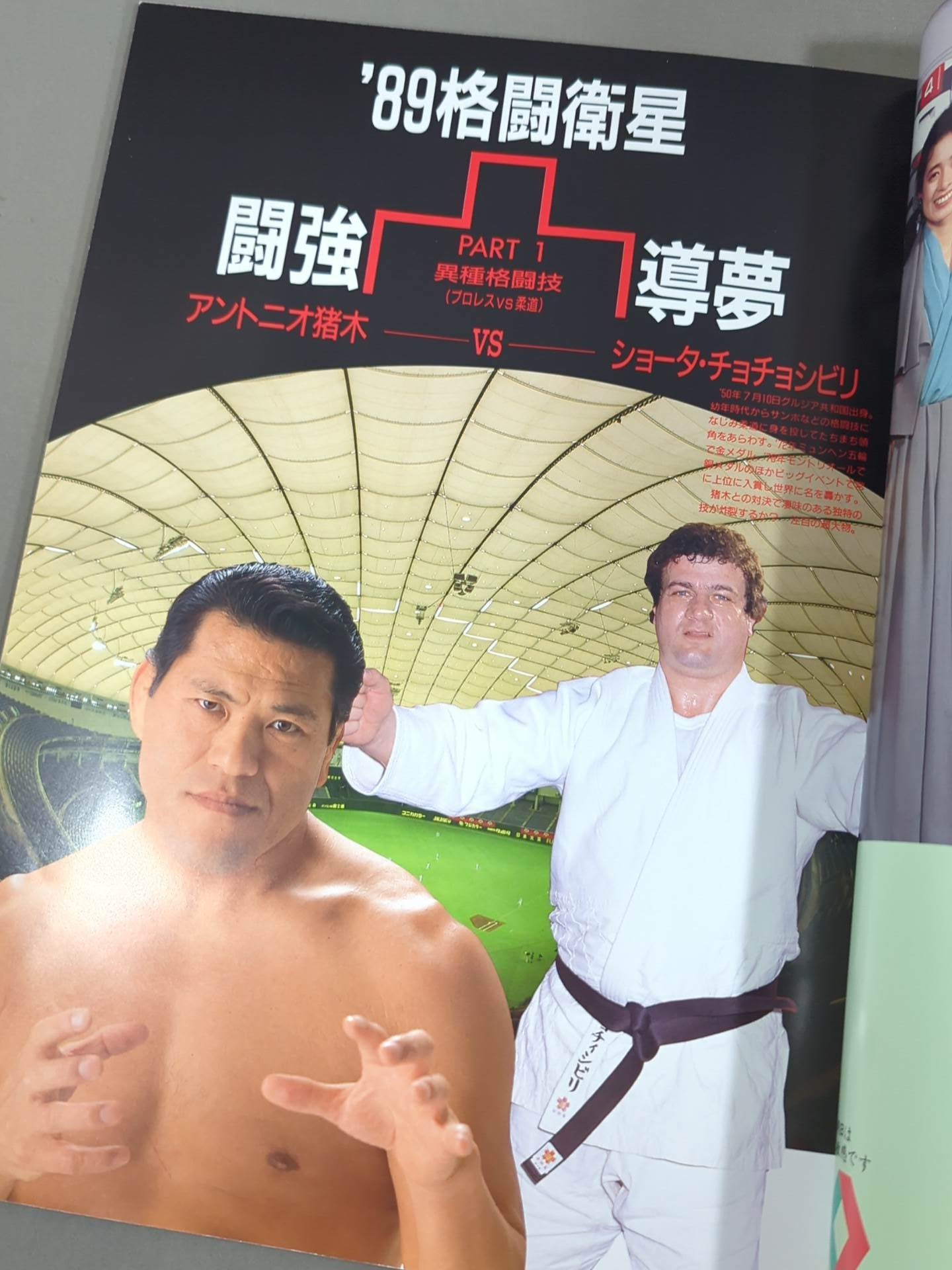 ★プロレス界初のドーム興行★ 89格闘衛星 闘強導夢 プロリンピックPART1
