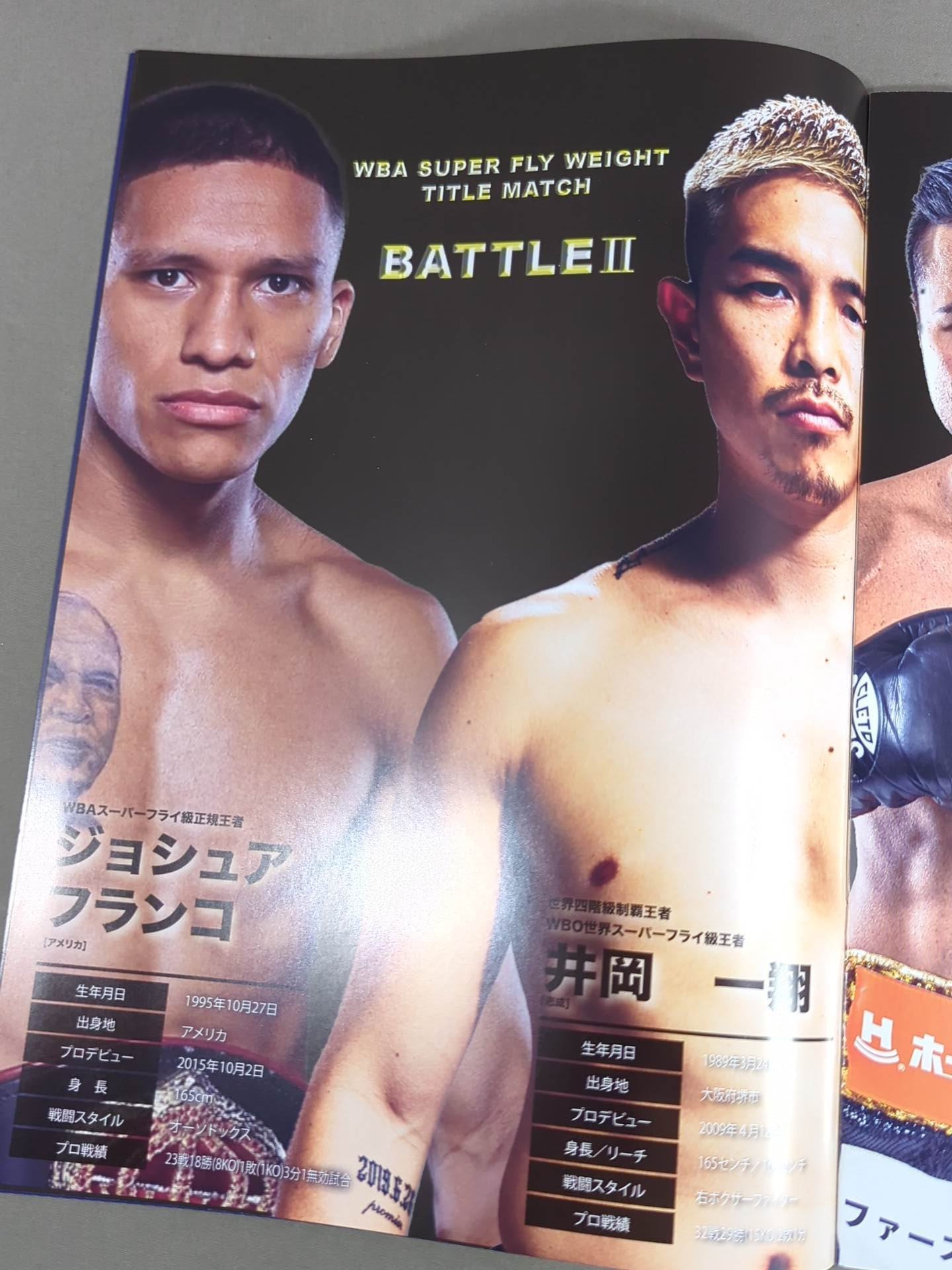 ★覚悟のリマッチ★ ジョシュア・フランコvs井岡一翔