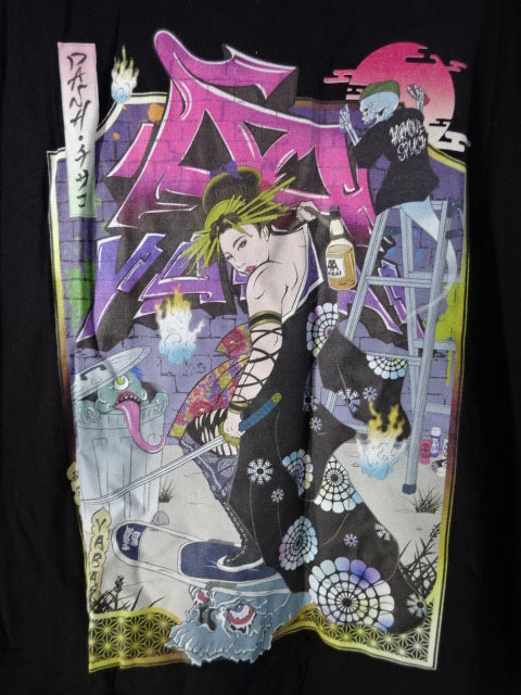 DASH・チサコ「破亜怒虚亜女王」浮世絵 Tシャツ