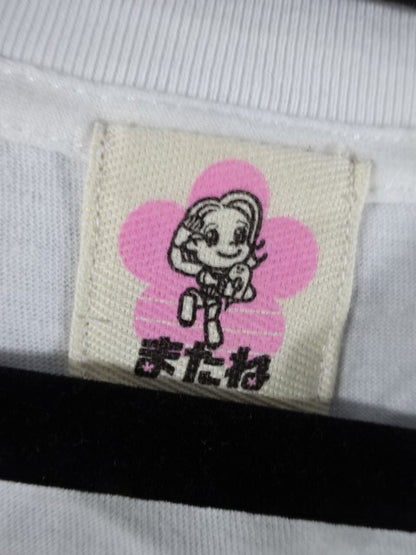 木村花 ドージョーアッパレ イラストTシャツ②(ホワイト)