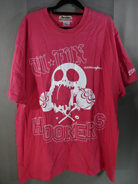 HOOKERS×Marvelous Tシャツ①(ピンク)