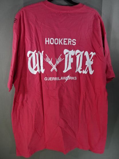 HOOKERS×Marvelous Tシャツ①(ピンク)