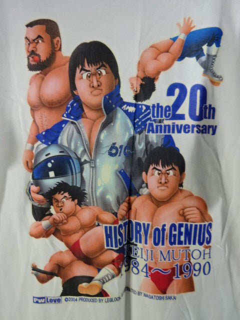 武藤敬司「the 20th Anniversary 1998～2004｣ Tシャツ