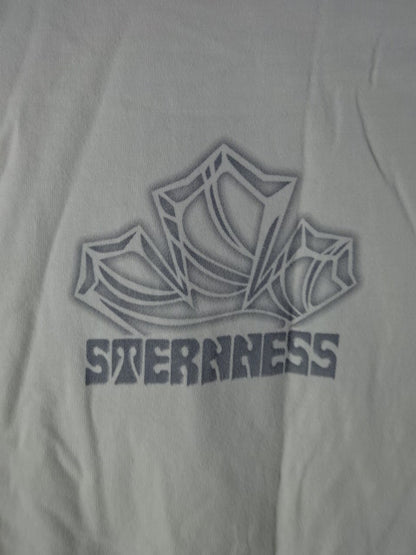 秋山準 「STERNNESS」  ロングスリーブTシャツ①(ホワイト)