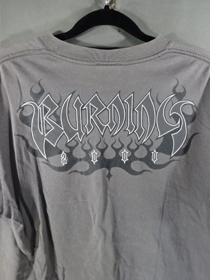 Burning  Tシャツ②(グレー)