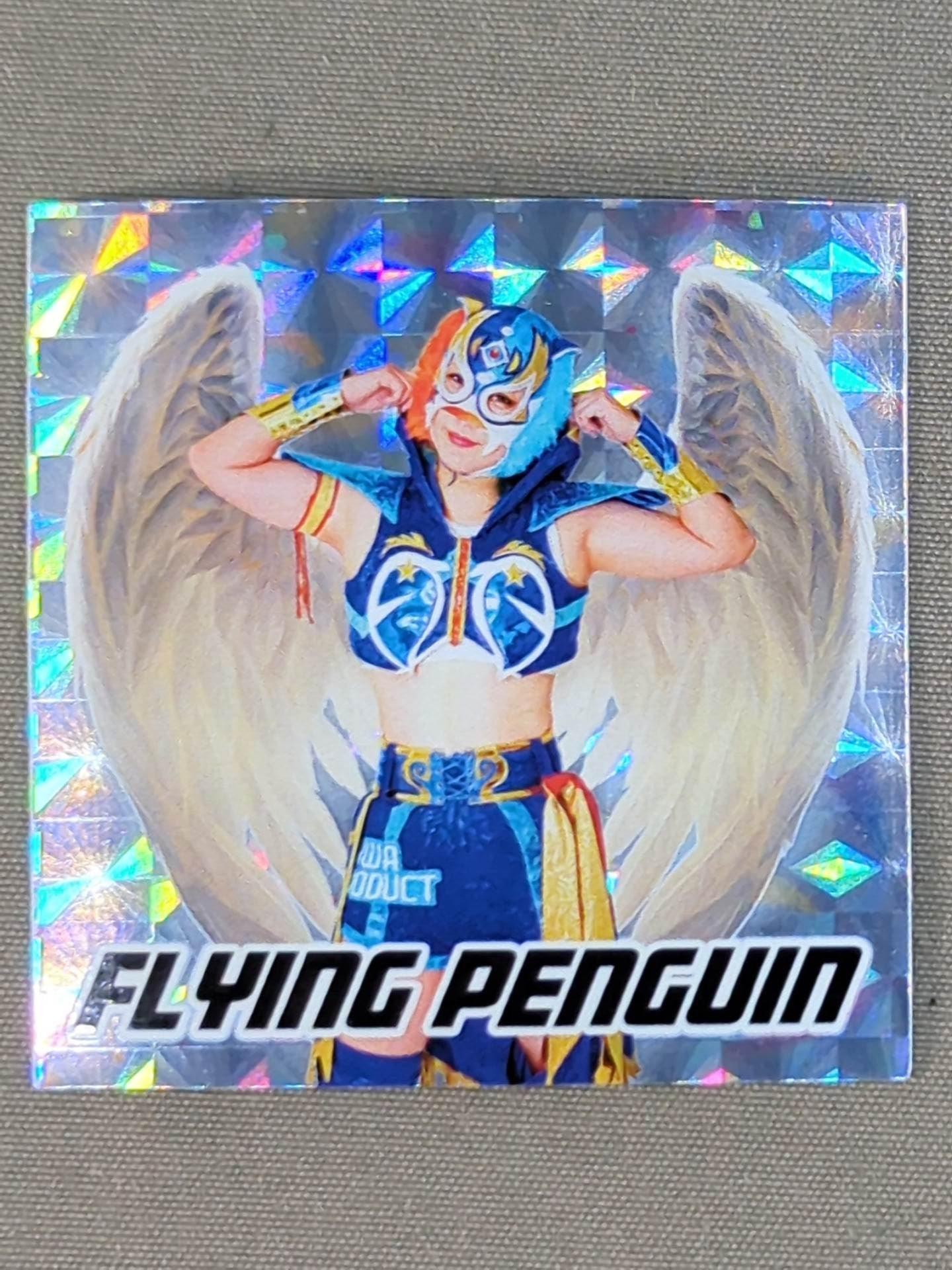 Flying Penguin Hologram Sticker