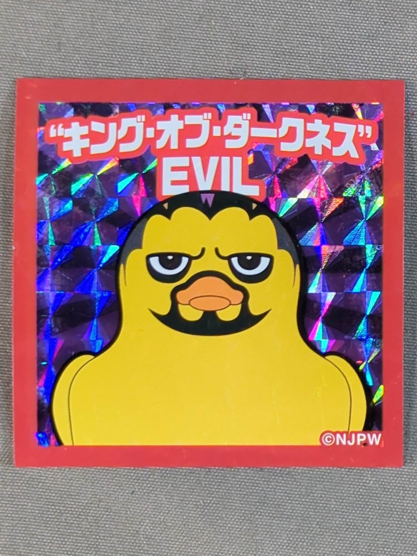 "King of Darkness" EVIL Character Sticker