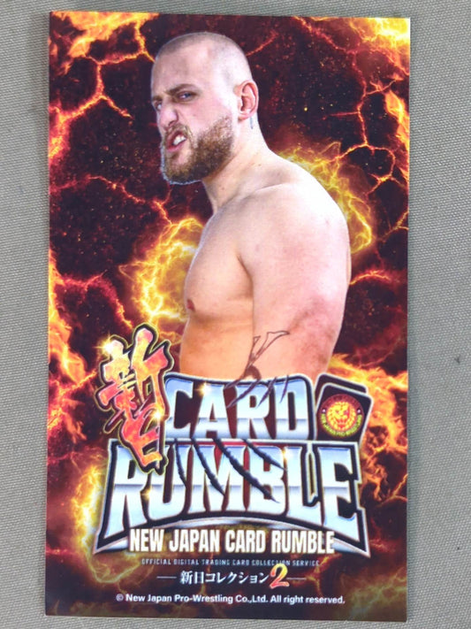 ★ ★ not sold in stores Gabe Kidd  "New Japan CARD RUMBLE - New Japan Collection 2-" Venue Limited Sticker