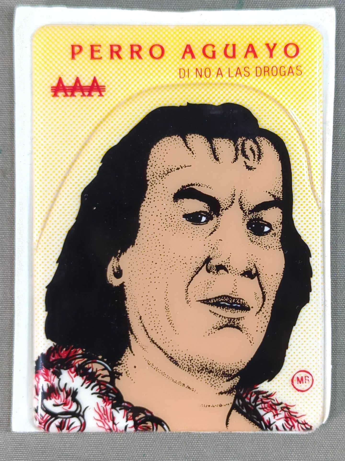Perro Aguayo "AAA" Puffy Sticker
