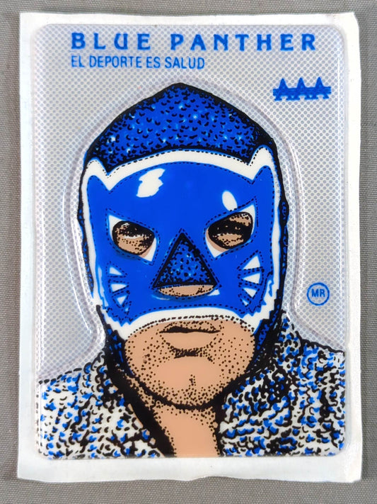 Blue Panther  "AAA" Puffy Sticker