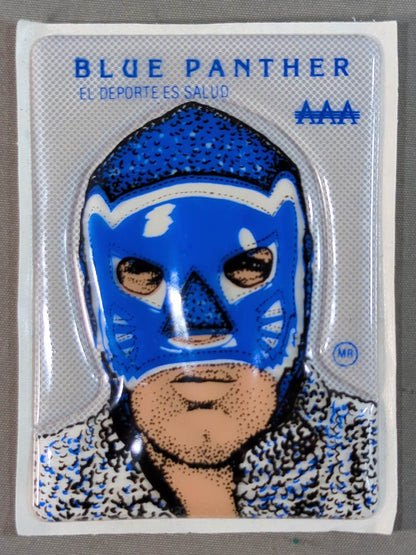 Blue Panther  "AAA" Puffy Sticker