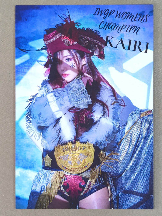 KAIRI "IWGP Women's Championship" Postcard (2)