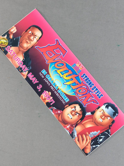 New Japan Pro Wrestling  "97 STRONG STYLE EVOLUTION" sticker