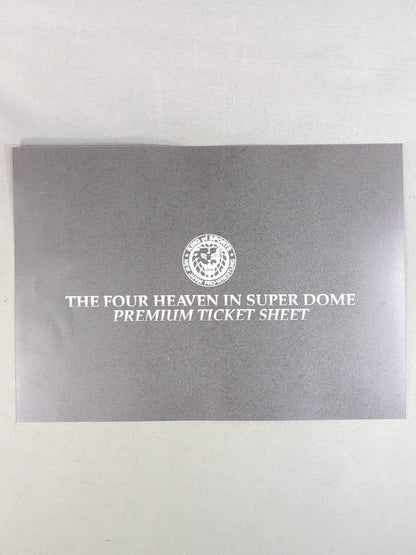 New Japan Pro Wrestling  PREMIUM TICKET SHEET