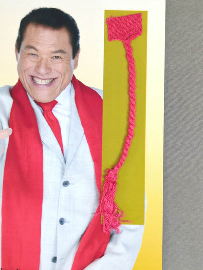 Antonio Inoki worn by him  Muffler Towel Card (Gift)
