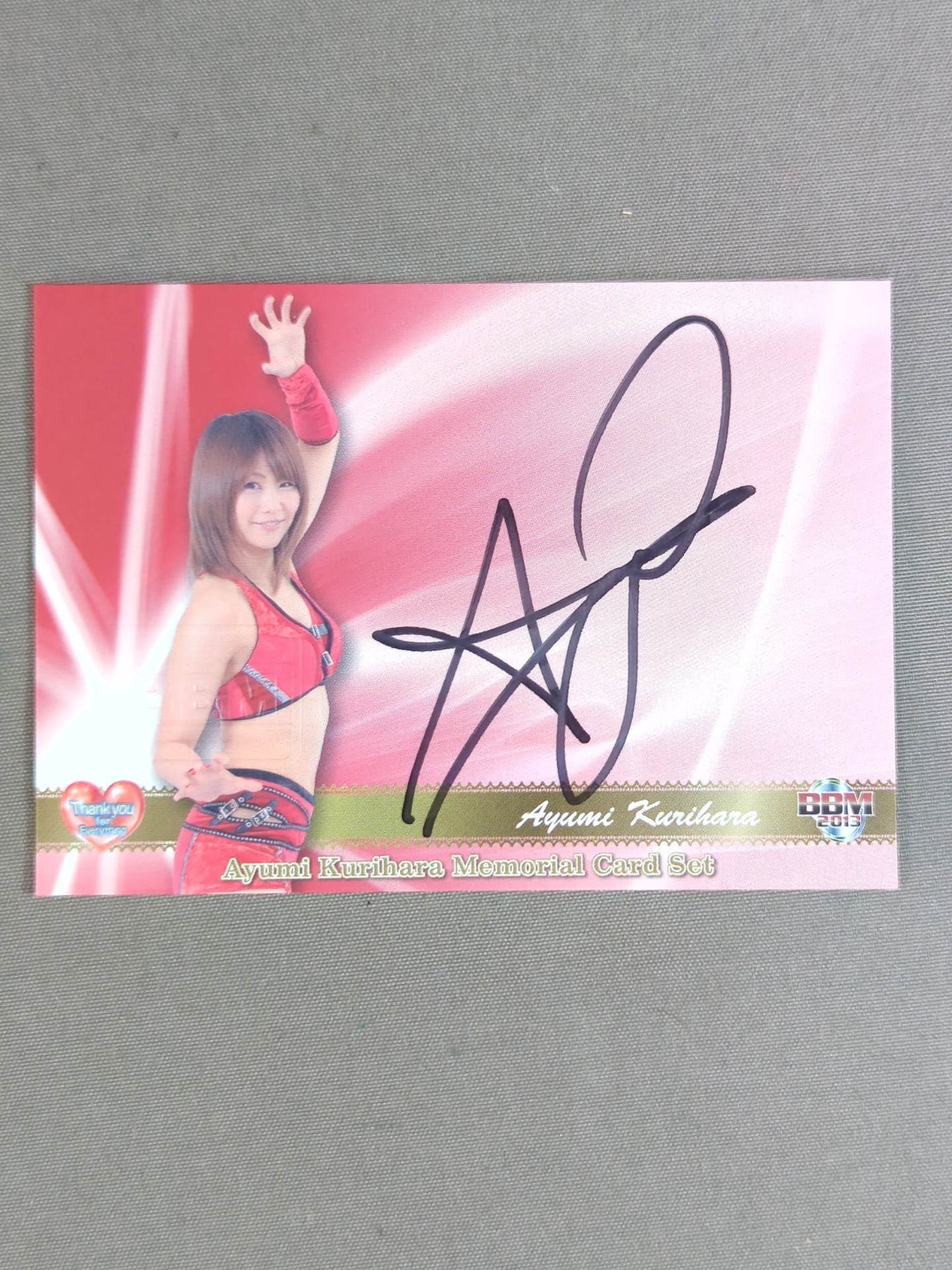 2013 BBM Ayumi Kurihara  (Red Costume) Official autographed card 