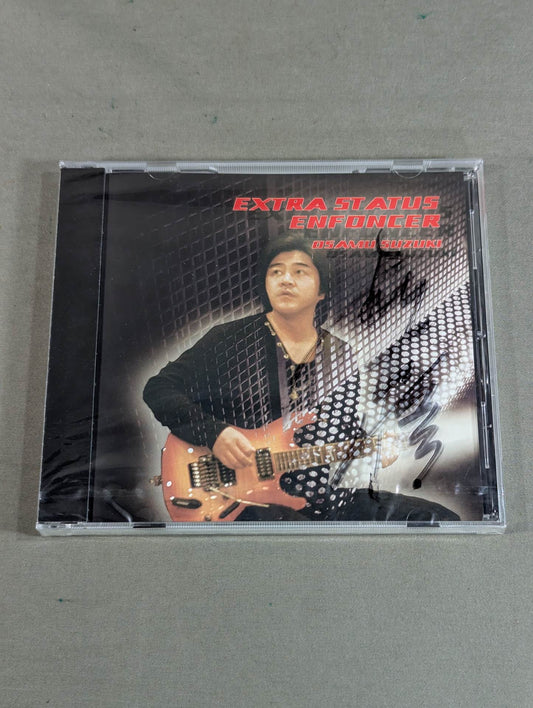 【hand signed autograph】 Osamu Suzuki / EXTRA STATUS-ENFONCER