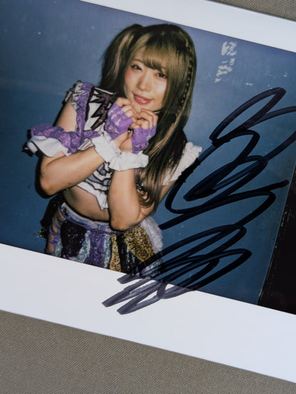 Tam Nakano  hand signed autograph  Cheki (T-6)