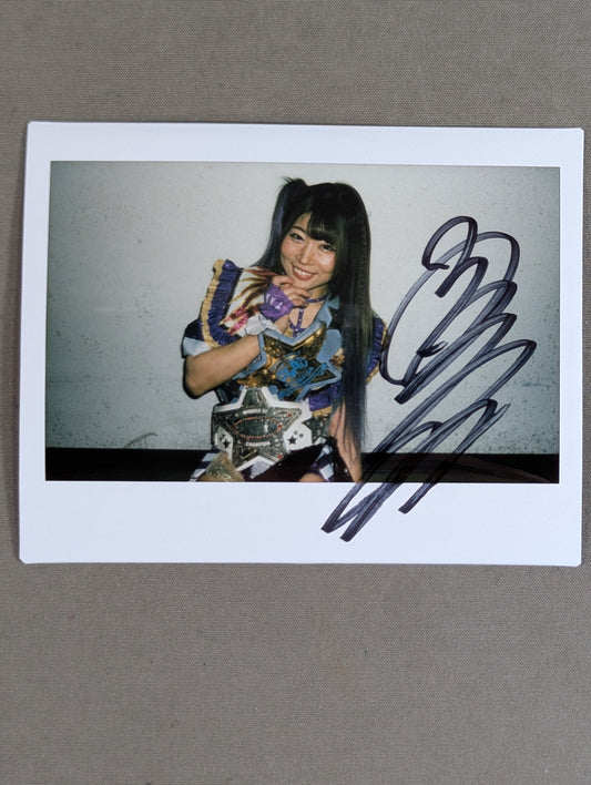 Tam Nakano  hand signed autograph  Cheki (U-1)