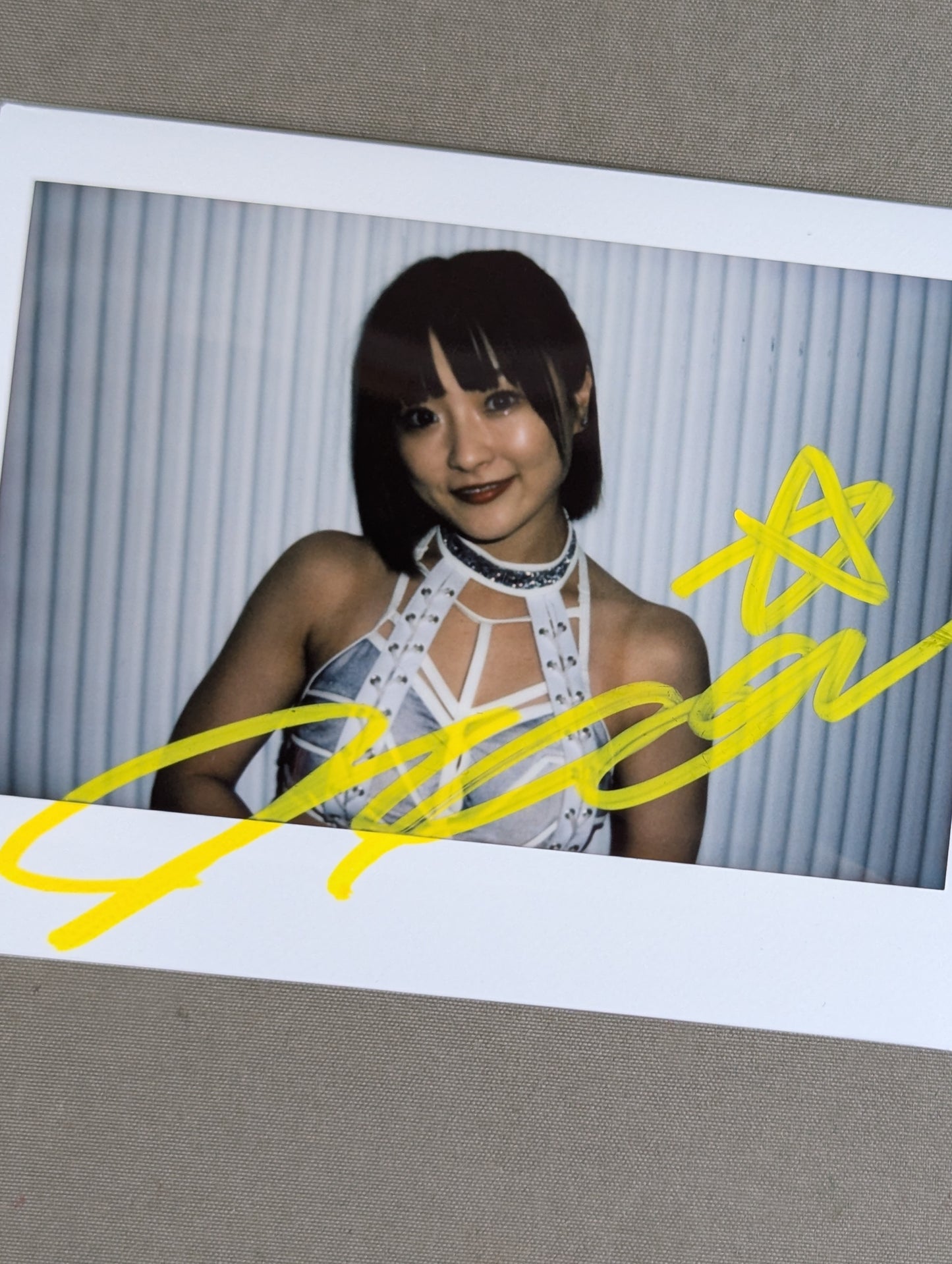 NATSUPOI  hand signed autograph  Cheki (G-6）