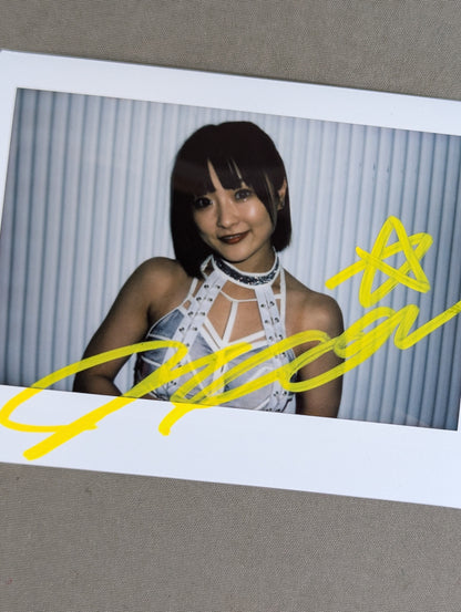 NATSUPOI  hand signed autograph  Cheki (G-6）