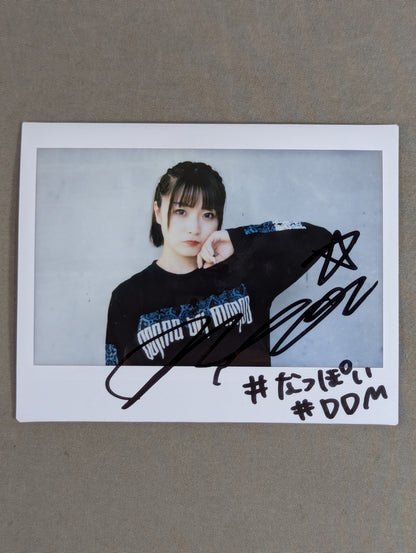 NATSUPOI  hand signed autograph  Cheki (G-7）