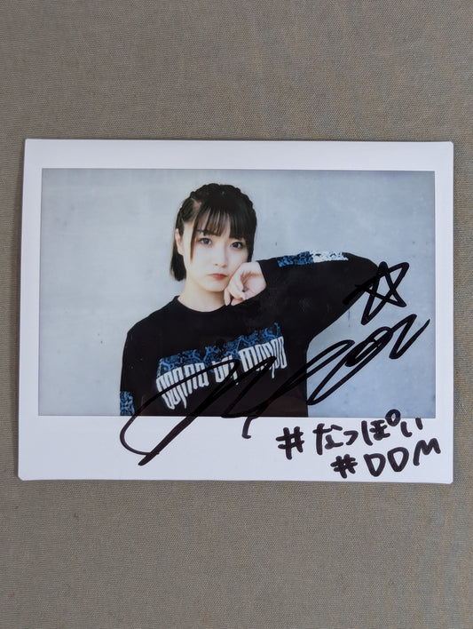 NATSUPOI  hand signed autograph  Cheki (G-7）