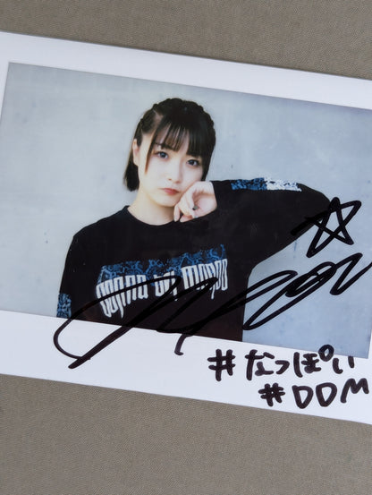 NATSUPOI  hand signed autograph  Cheki (G-7）