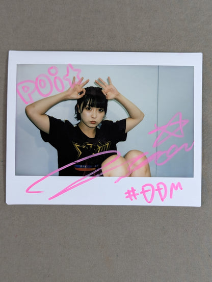 NATSUPOI  hand signed autograph  Cheki (G-8）