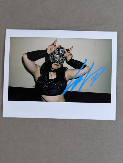 STARLIGHT KID  hand signed autograph  Cheki (A-5)