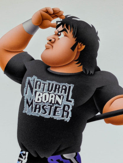 ★坂井永年氏 原画作品★ 「闘魂炎導2」武藤敬司＆天山広吉