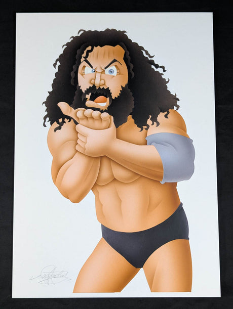 ★ Nagatoshi Sakai 's original painting work ★ "Super Beast" Bruiser Brody 