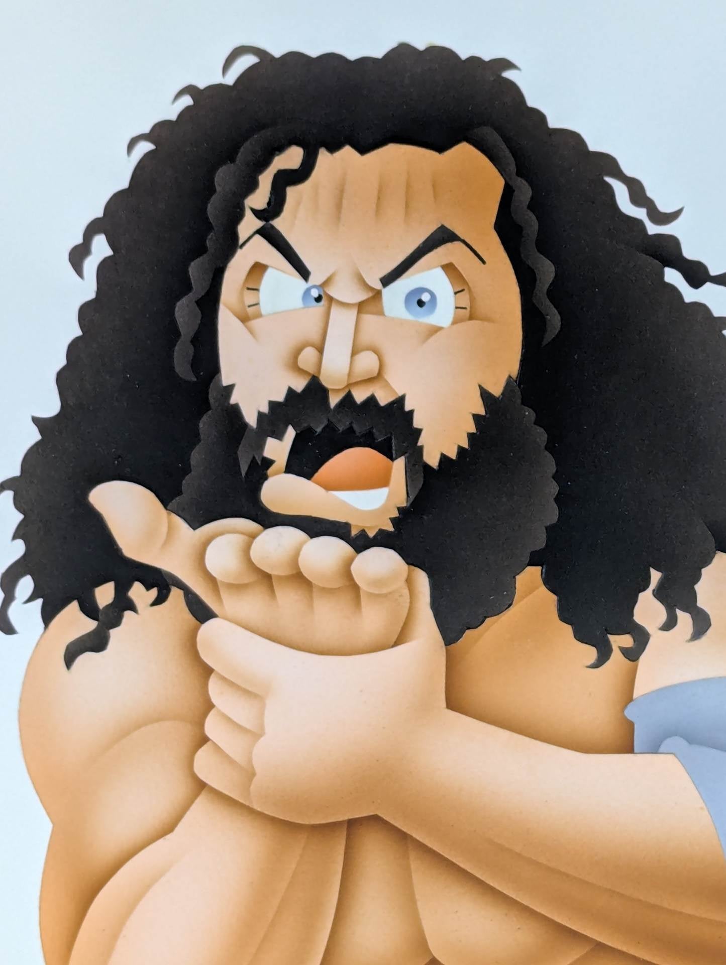 ★坂井永年氏 原画作品★「超獣」ブルーザー・ブロディ