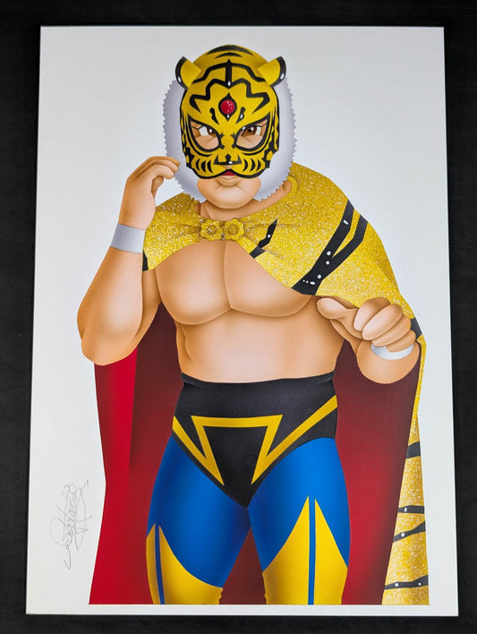 ★坂井永年氏 原画作品★「四次元殺法」初代タイガーマスク(伝説)
