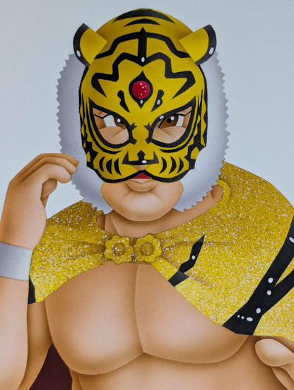 ★坂井永年氏 原画作品★「四次元殺法」初代タイガーマスク(伝説)