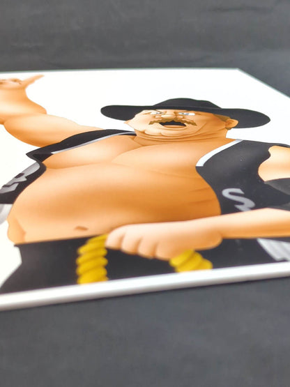 ★坂井永年氏 原画作品★「不沈艦」スタン・ハンセン