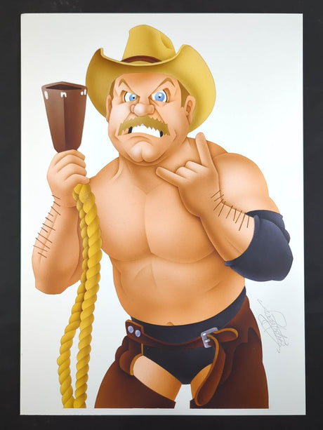 ★ Nagatoshi Sakai Original painting "★ Unsinkable Ship" Stan Hansen