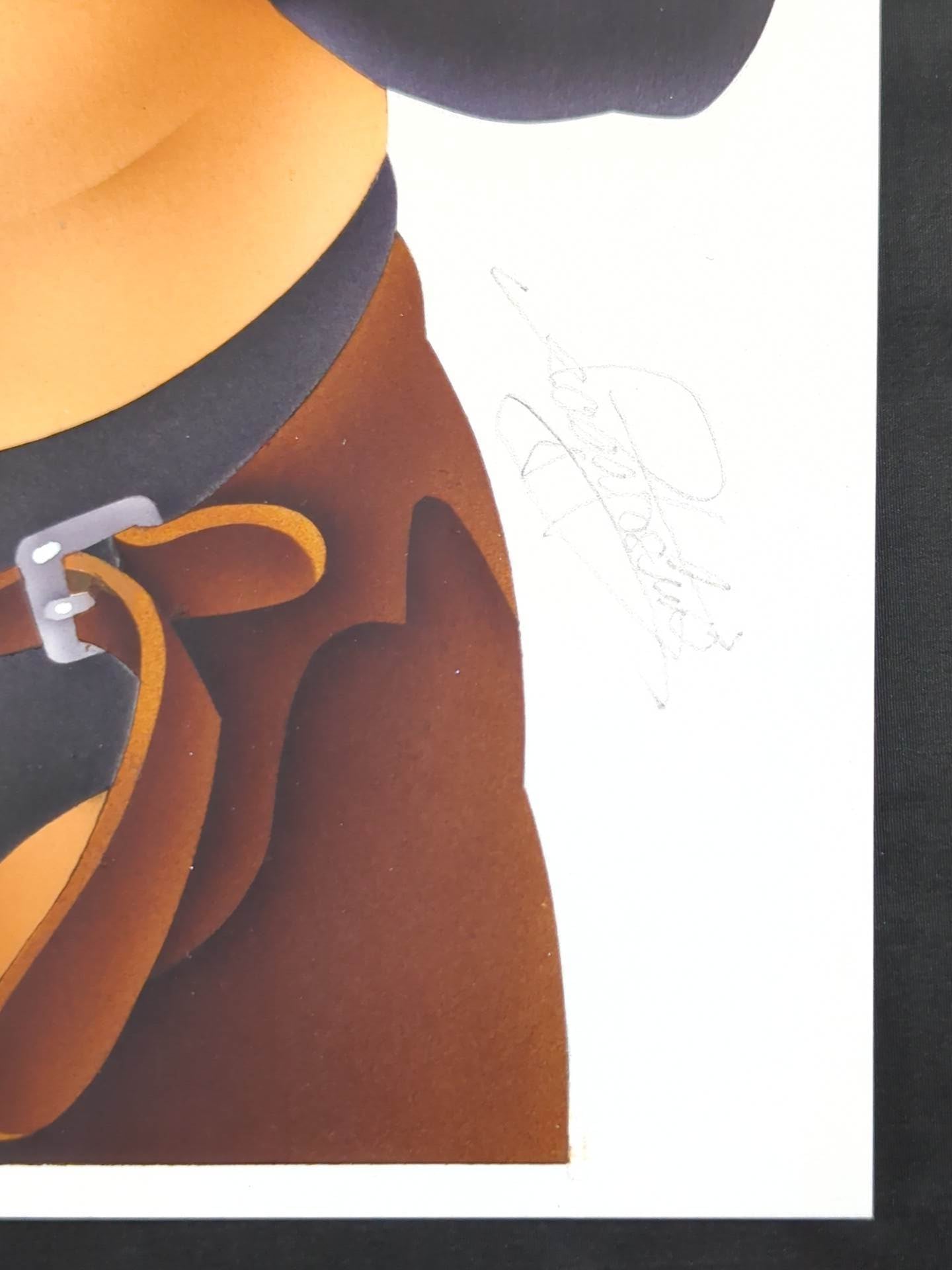 ★坂井永年氏 原画作品★「不沈艦」スタン・ハンセン