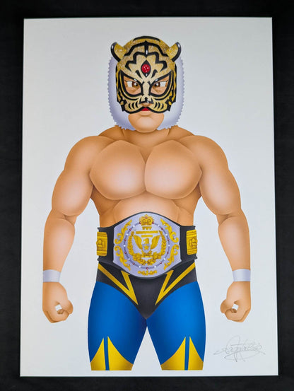 ★坂井永年氏 原画作品★「四次元殺法」初代タイガーマスク(伝説)