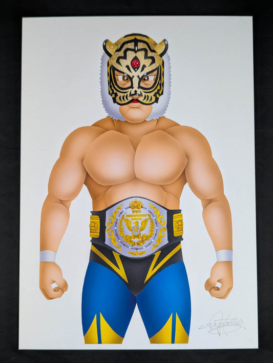 ★坂井永年氏 原画作品★「四次元殺法」初代タイガーマスク(伝説)