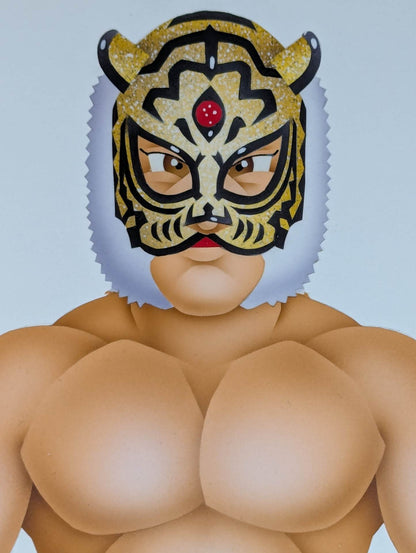 ★坂井永年氏 原画作品★「四次元殺法」初代タイガーマスク(伝説)