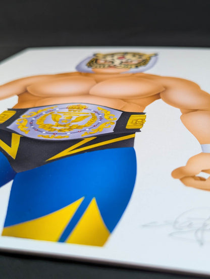 ★坂井永年氏 原画作品★「四次元殺法」初代タイガーマスク(伝説)