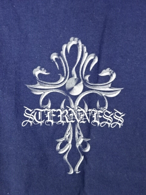 Jun Akiyama "STERNNESS" T-shirt (1) (navy)