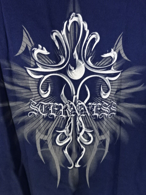 Jun Akiyama "STERNNESS" T-shirt (1) (navy)