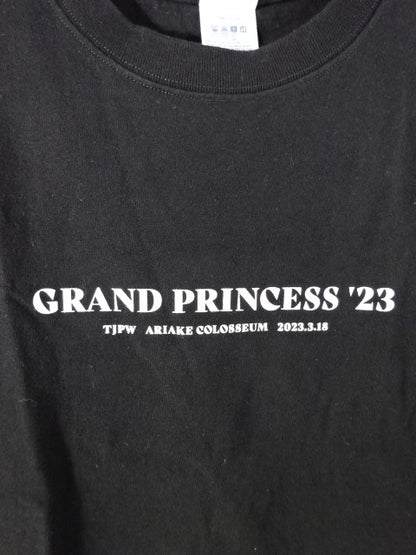 Tokyo Joshi Pro Wrestling  "GRAND PRINCESS '23" T-Shirt (1) (Black)