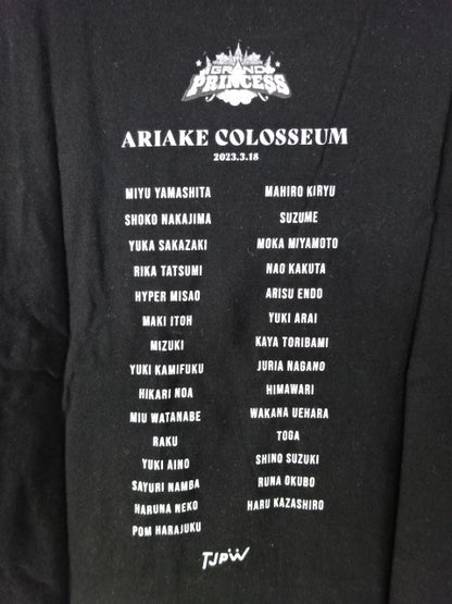 Tokyo Joshi Pro Wrestling  "GRAND PRINCESS '23" T-Shirt (1) (Black)